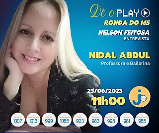 Nidal Abdul será a entrevistada no Ronda do MS nesta sexta