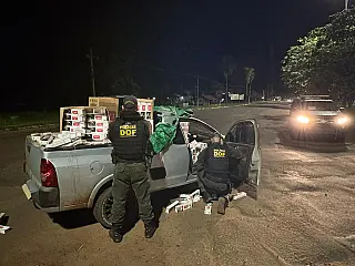 Homem é preso com carga de 2 mil cigarros contrabandeados