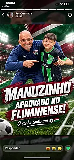 Talento do Vale do Ivinhema: Manuzinho, é aprovado em avaliação do Fluminense