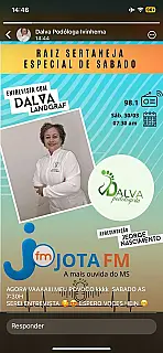 Convite Especial: Entrevista com Dalva Landgraf no Programa "Raiz Sertaneja" da Rádio Jota FM 98.1