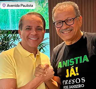 Deputado Coronel David participa de ato pró-anistia ao lado de lideranças nacionais