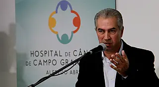 Reinaldo Azambuja libera R$ 16 milhões para conclusão do Hospital de Câncer da Capital.