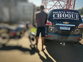 Choque apreendeu motocicleta furtada que seria levada para aldeia em Sidrolândia
