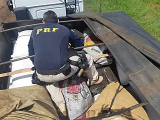 PRF apreende 363 kg de maconha e 105 kg de skunk em Nova Alvorada do Sul