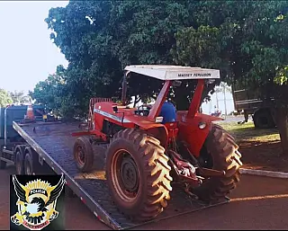 Defron recupera mais uma máquina agrícola furtada por quadrilha de Dourados