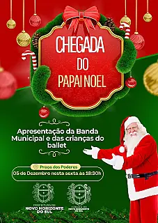 Novo Horizonte se prepara para Noite Especial com Cantata de Natal e chegada do Papai Noel