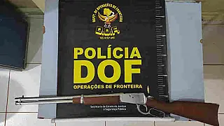 DOF recupera em outra cidade uma carabina furtada em fazenda de Sidrolândia