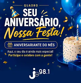 Neste mês de agosto, nossos aniversariantes vão concorrer a prêmios especiais!