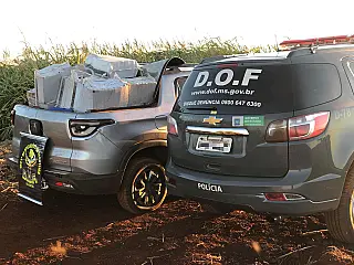 Automóvel abandonado continha grande quantidade de entorpecente