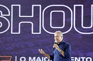 Em Maracaju, governador entrega obra e participa da abertura do Showtec