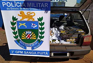 Homem é detido transportando R$ 25 mil em produtos ilegais para Dourados