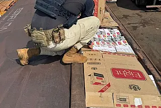 PRF apreende 350 mil maços de cigarros contrabandeados em Inocência