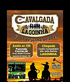 Vem aí a 17ª Cavalgada da Lagoinha em Aparecida do Taboado