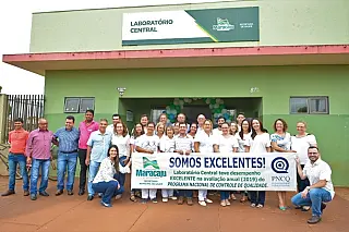 Laboratório central de Maracaju recebe certificação Excelente