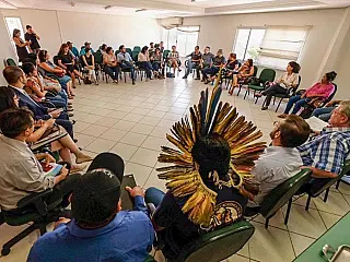 Em lugar distante do acampamento, 544 cestas básicas serão entregues a indígenas nesta semana