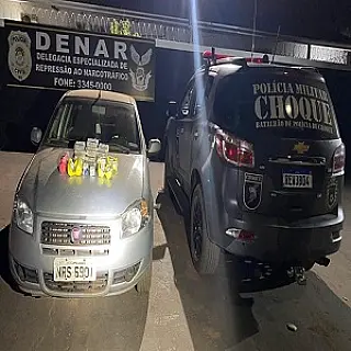 Casal é preso ao arremessar drogas na Máxima