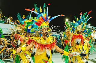 Desfiles das escolas de samba e blocos de rua tomam conta da programação