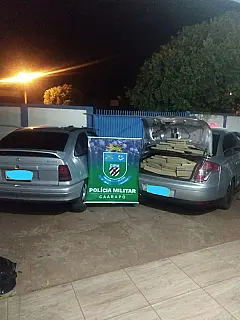 Polícia Militar de Caarapó apreende veículo carregado com drogras