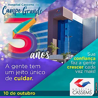 Cassems Comemora Três anos em Campo Grande
