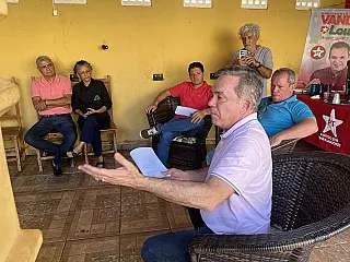 Deputado Vander Loubet visita diretório do PT e reforça candidatura à presidência estadual