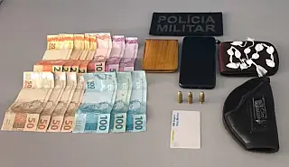 Homem é preso por tráfico de drogas e porte ilegal de arma em Cassilândia