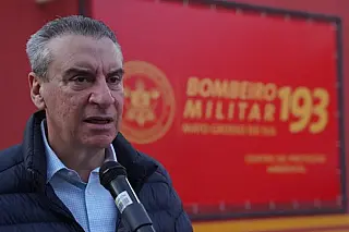 No Corpo de Bombeiros, Corrêa ressalta apoio incondicional da ALEMS à Segurança Pública