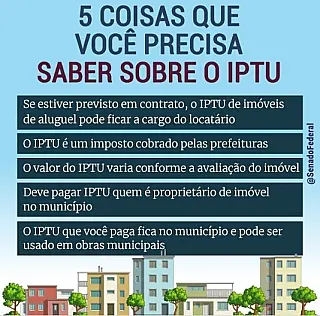 Senado alerta população a fiscalizar o IPTU da sua cidade