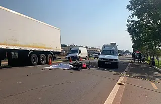 Acidente na Avenida Cônsul Assaf Trad