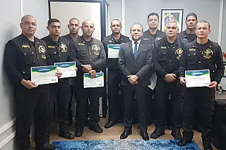 Por atuação pela sociedade, policiais do DOF são homenageados por Coronel David