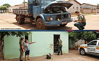 Furtos em residência e caminhão mobilizam a Polícia Militar em Cassilândia