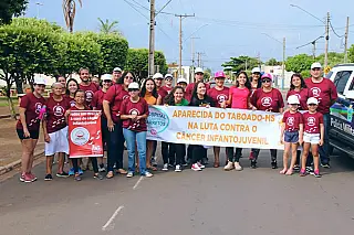 Caminhada Passos que Salvam aconteceu em Aparecida do Taboado