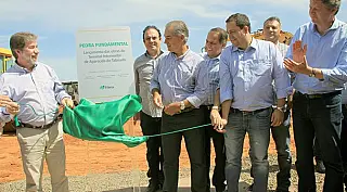 Em Aparecida do Taboado, Reinaldo lança maior investimento privado do Brasil com terminal da Fibria