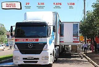 Carreta da Justiça atende mais de 7,5 mil pessoas em MS