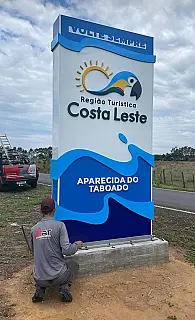Nova placa de região turística é instalada em Aparecida do Taboado