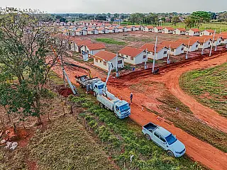 Casas de Selvíria entram na reta final antes da entrega às famílias.