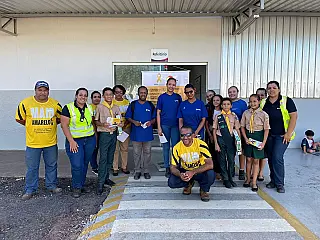 Maio Amarelo na empresa Gala reforça consciência no trânsito