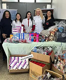Alunos da UCP realizam doações ao setor de oncologia do Hospital Regional de Pedro Juan Caballero