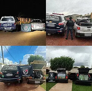 Operação policial em Sidrolândia apreende R$ 400 mil em mercadorias ilegais