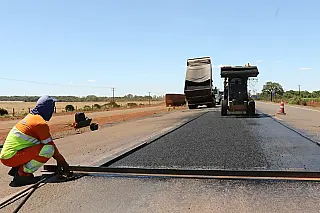 Serviços de Manutenção na BR-163 em Mato Grosso do Sul Requerem Atenção dos Usuários