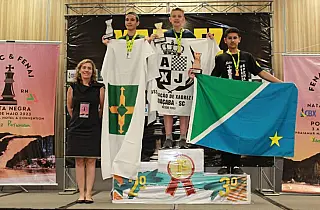 Atletas de Mato Grosso do Sul se destacam no Campeonato Brasileiro de Xadrez de base