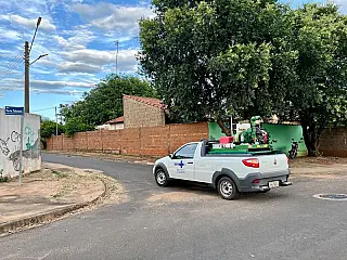 Fumacê segue até esta quarta-feira em Aparecida do Taboado no combate à dengue