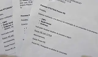 Procon/MS reforça alerta sobre mensagens falsas de notificação a empresas