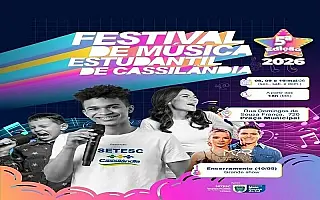 Festival Estudantil movimenta Cassilândia e terá show de Maria Cecília & Rodolfo no encerramento