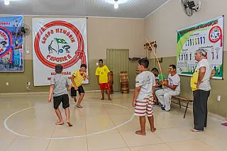 Escolinha gratuita de capoeira já está em funcionamento