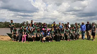 Jovens Protetores da Natureza visitam Parque Estadual das Várzeas do Rio Ivinhema