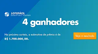 4 ganhadores levaram o primeiro prêmio da Lotofácil