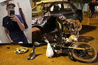 Morre na Santa Casa jovem que se envolveu em acidente quando voltava do trabalho