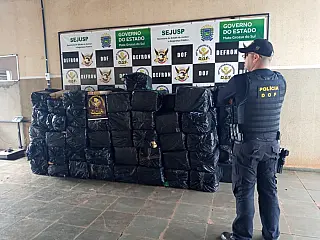 Policiais do DOF apreendem 2,8 mil kg de maconha em Indápolis