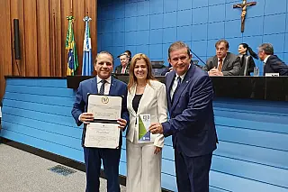 Coronel David é homenageado nos 40 anos da ALEMS