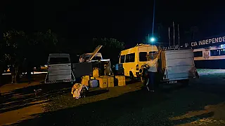 Vans com mercadorias de descaminho são apreendidas pela PM em Sidrolândia